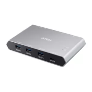 2-Port USB-C Gen 2 Sharing Switch with Power Pass-through